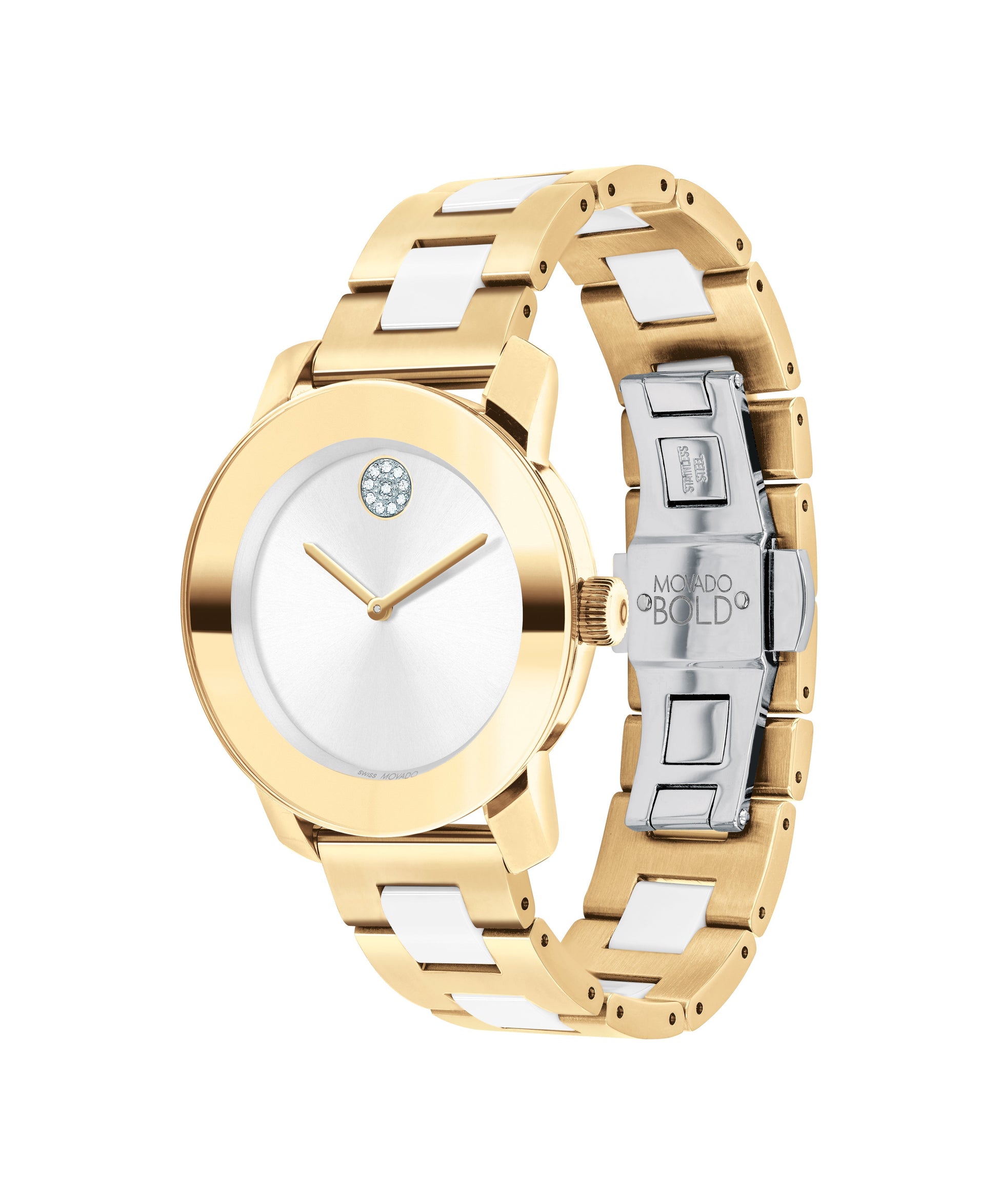 Movado Bold Iconic Mixed Material (7991069147366) (10220939149505)