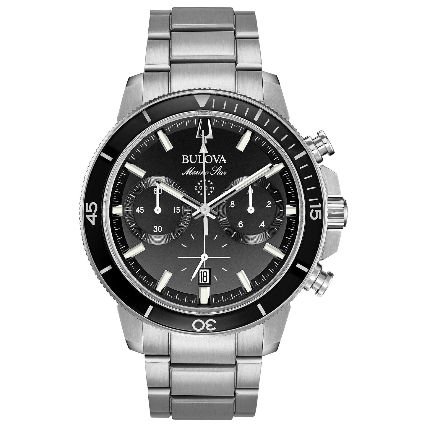 Bulova Performance Marine Star Mens Watch Stainless Steel (8077819936998) (10220885672129)