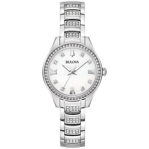 Bulova  Misc Crystal Ladies Stainless Steel (8287993954534) (10220856639681)