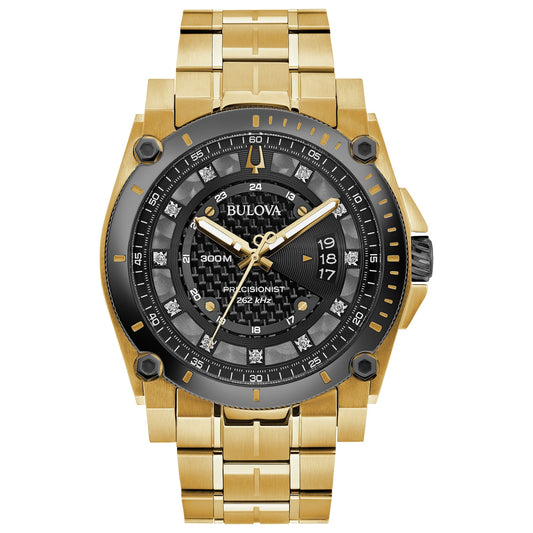 Bulova Proprietary Precisionist Mens Watch Stainless Steel (8077822886118) (10220875546817)