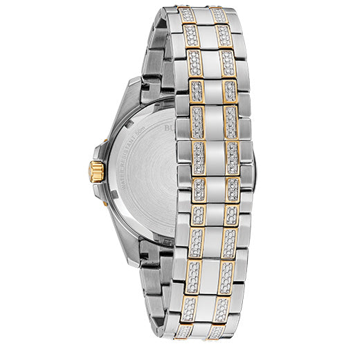 Bulova Dress/Classic Crystal Mens Watch Stainless Steel (8077823279334) (10220874465473)