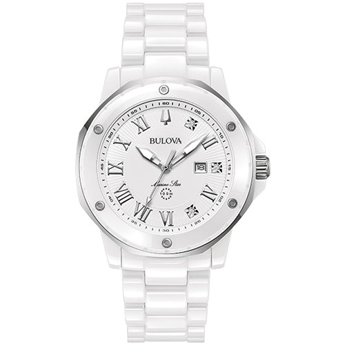 Bulova Performance Ladies Stainless Steel & Ceramic (8287995396326) (10220850151617)