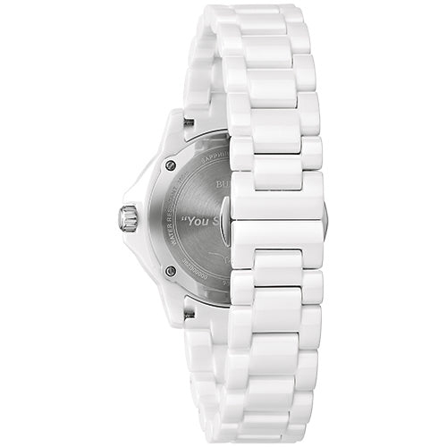 Bulova Performance Ladies Stainless Steel & Ceramic (8287995396326) (10220850151617)