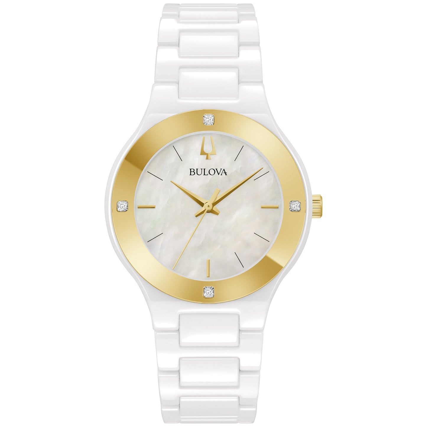 Bulova Modern Modern Ladies Watch Ceramic & Stainless Steel (8077823574246) (10220872728769)