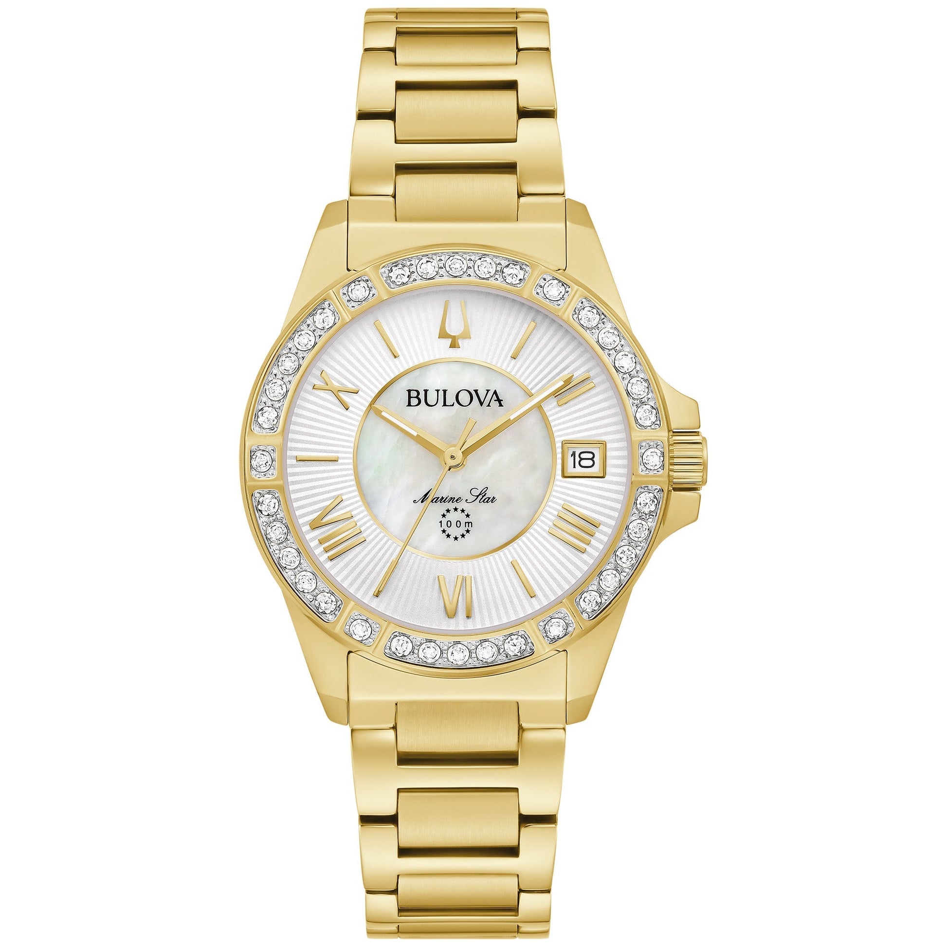 Bulova Performance Marine Star Ladies Watch Stainless Steel (8077823607014) (10220872532161)