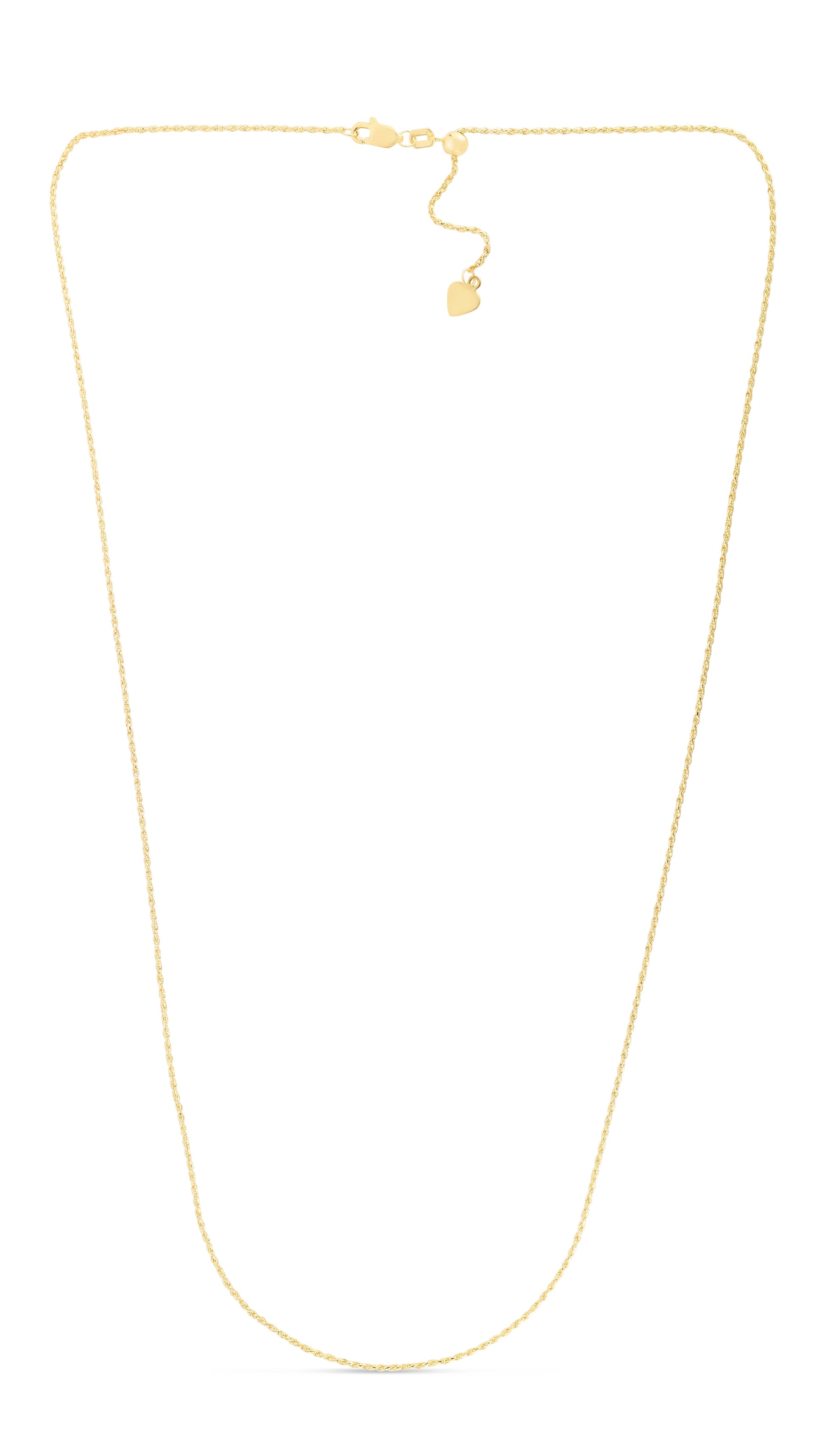 14K Gold 0.95mm Adjustable Rope Chain (8210052382950) (10220859752641)