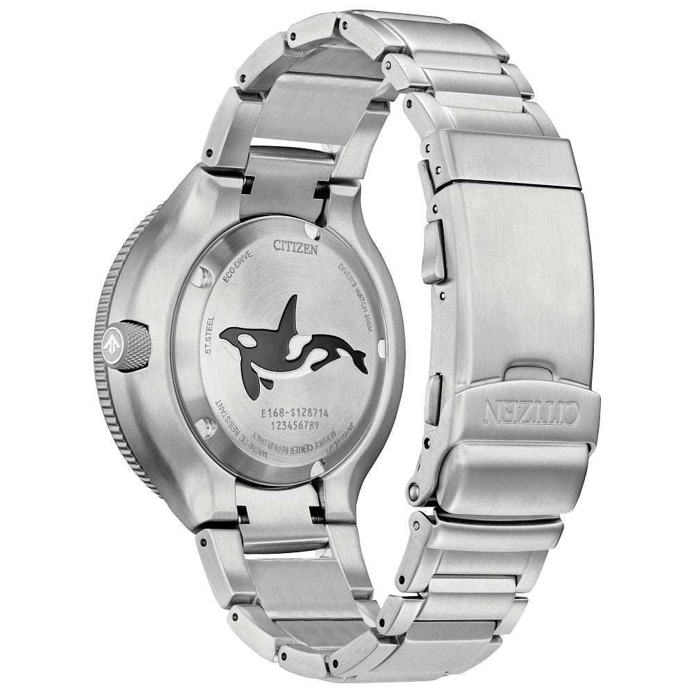 CITIZEN Eco-Drive Promaster Eco Orca Mens Stainless Steel (8434912887014) (10220828721345)