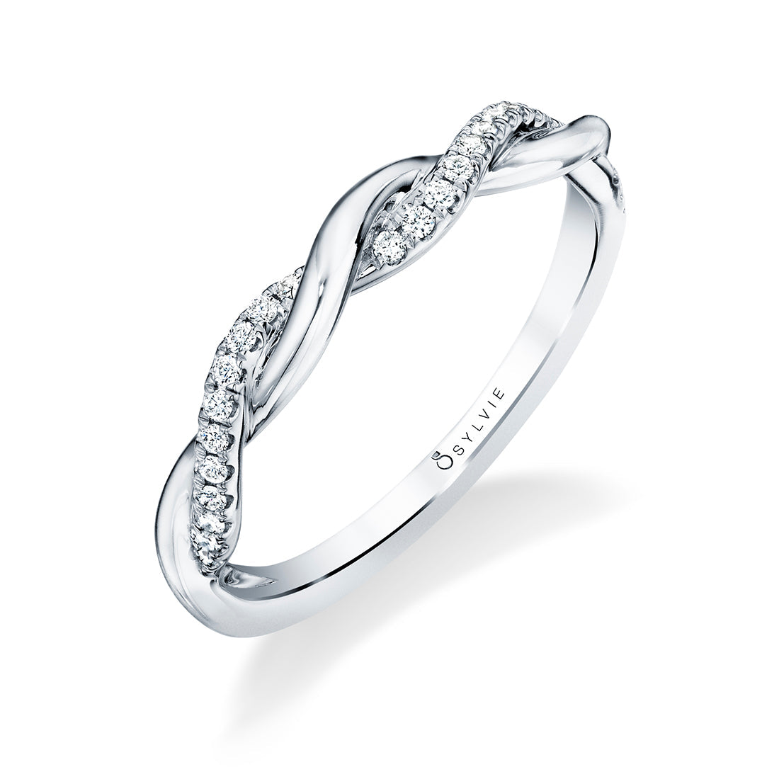 Modern Spiral Wedding Band (10588532211905)