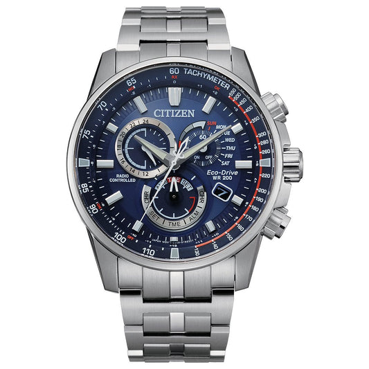 CITIZEN Eco-Drive Sport Luxury PCAT Mens Stainless Steel (8434909446374) (10220835569857)