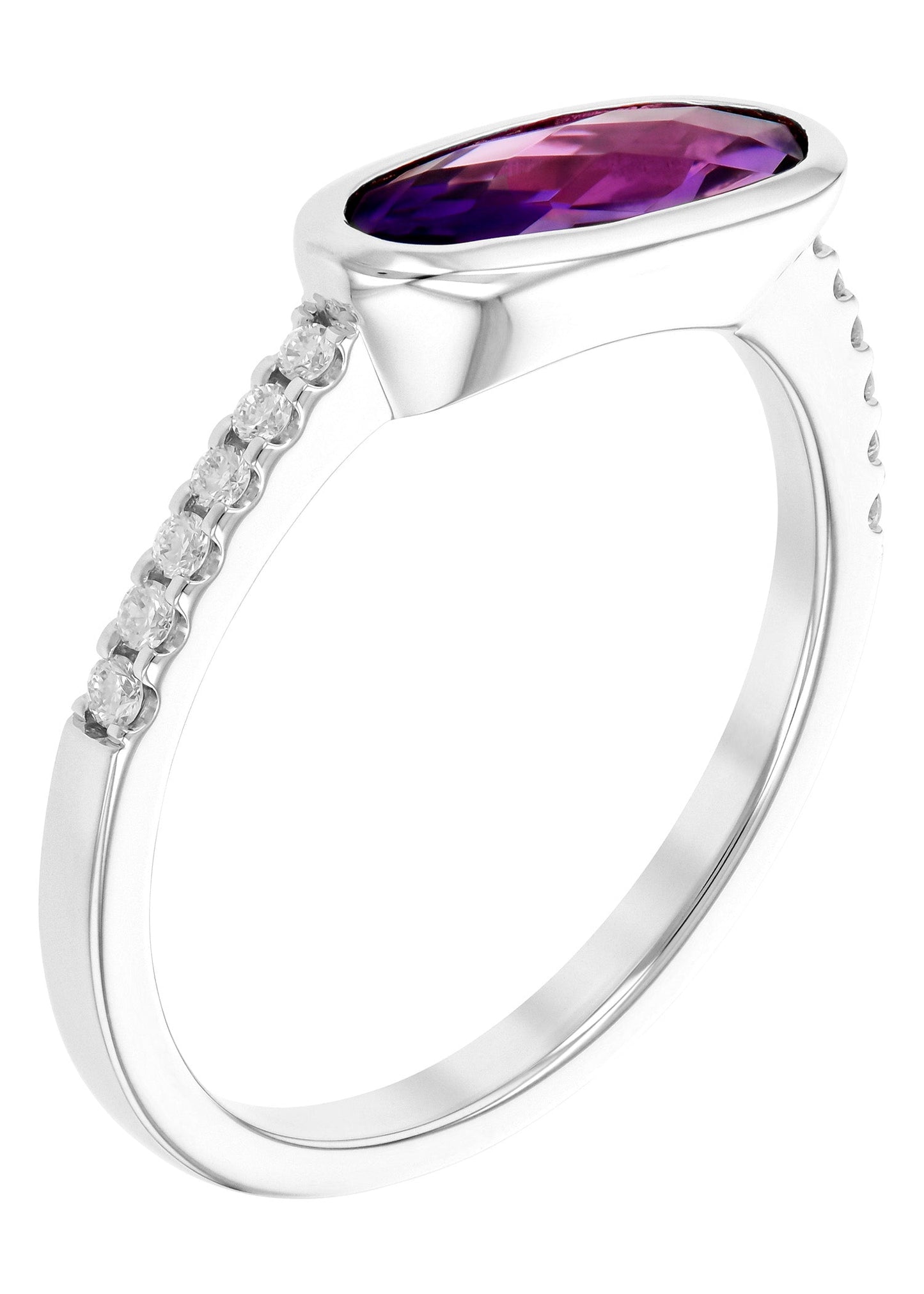 Purple Amethyst Ring (8055263985894) (10220903399617)