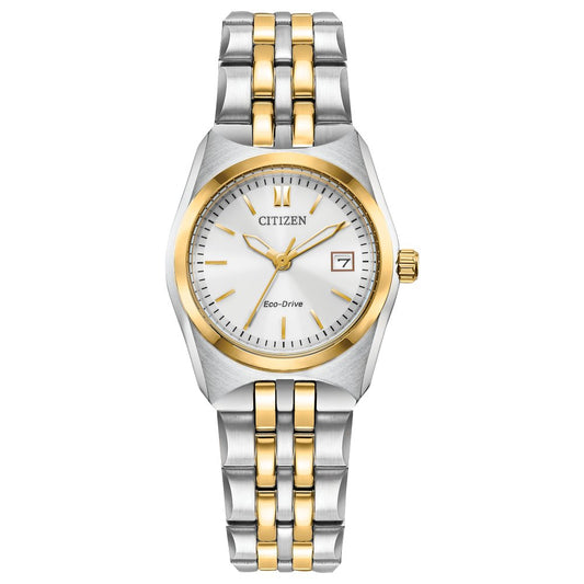 CITIZEN Eco-Drive Dress/Classic Eco Corso Ladies Stainless Steel (8434909839590) (10220834816193)