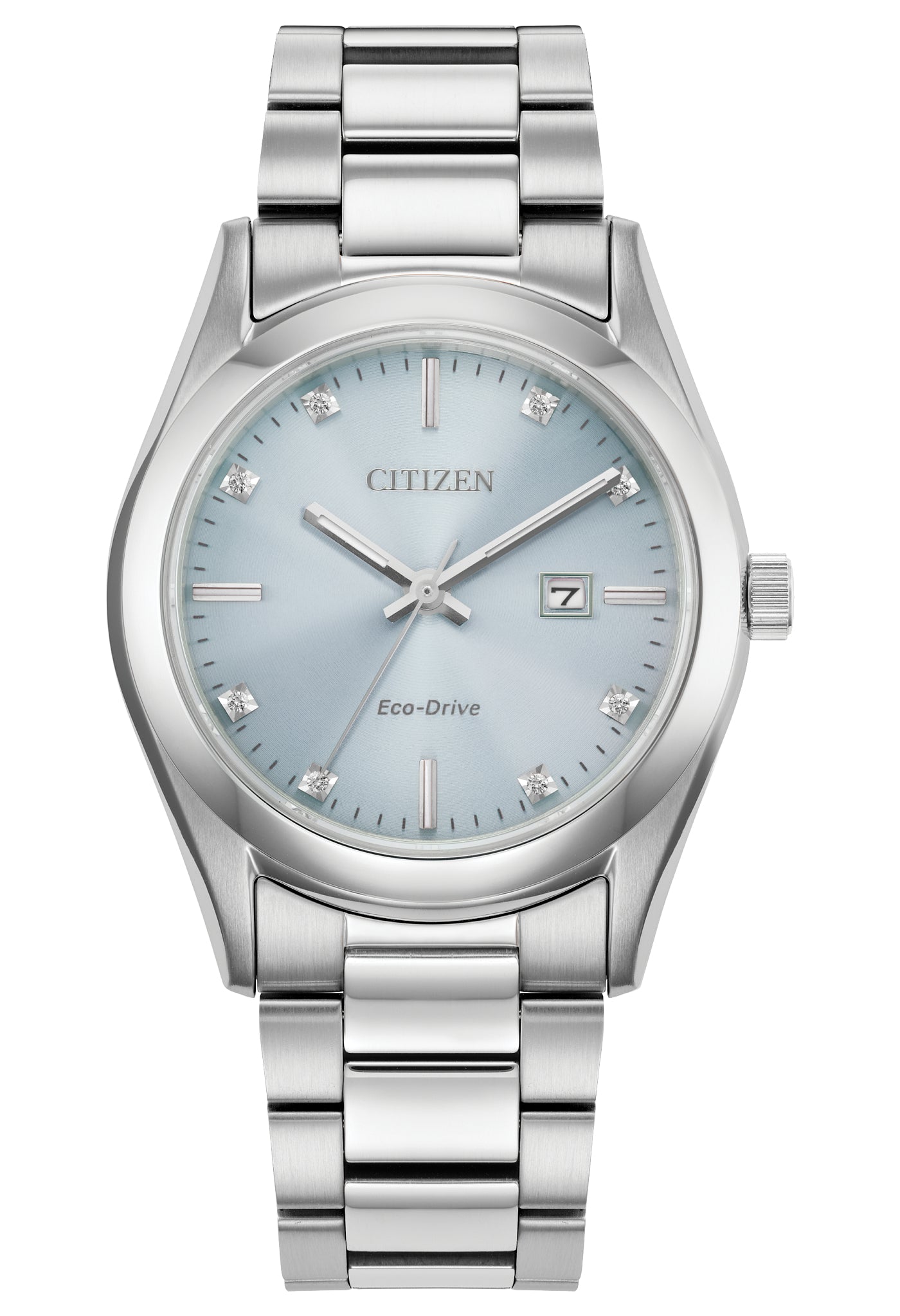 CITIZEN Eco-Drive Sport Luxury Ladies Stainless Steel (8434916163814) (10220821151937)