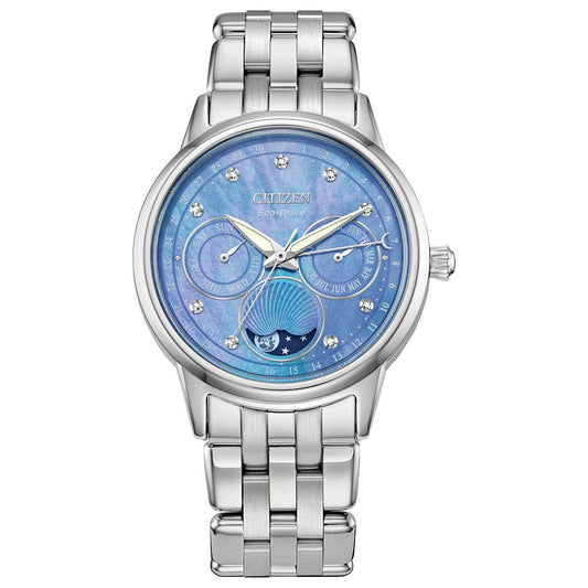 CITIZEN Eco-Drive Dress/Classic Eco Calendrier Ladies Stainless Steel (8434914623718) (10220824625345)