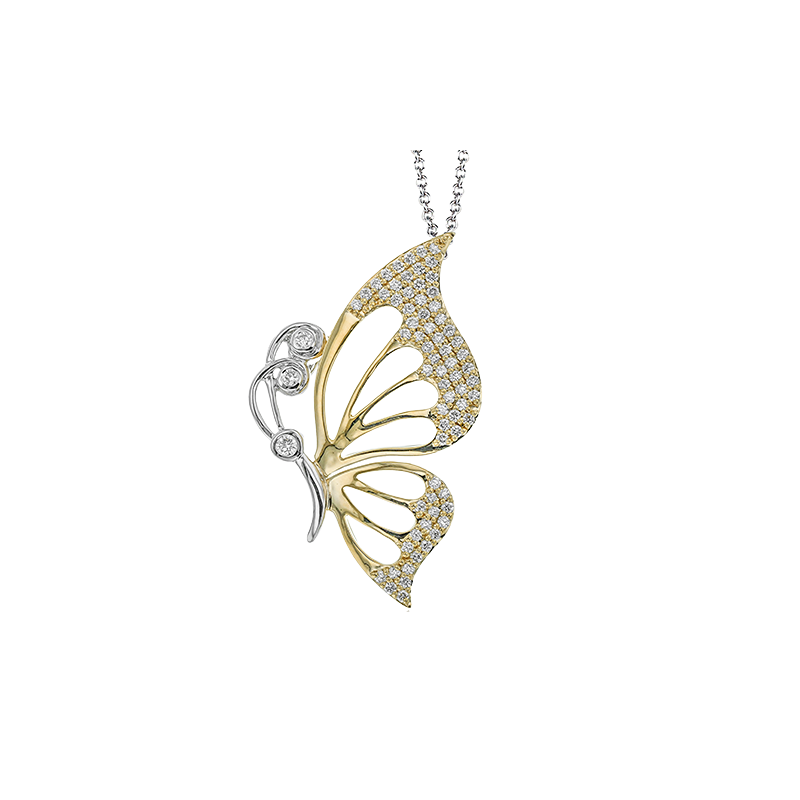 Butterfly Diamond Pendant (10590984208577)