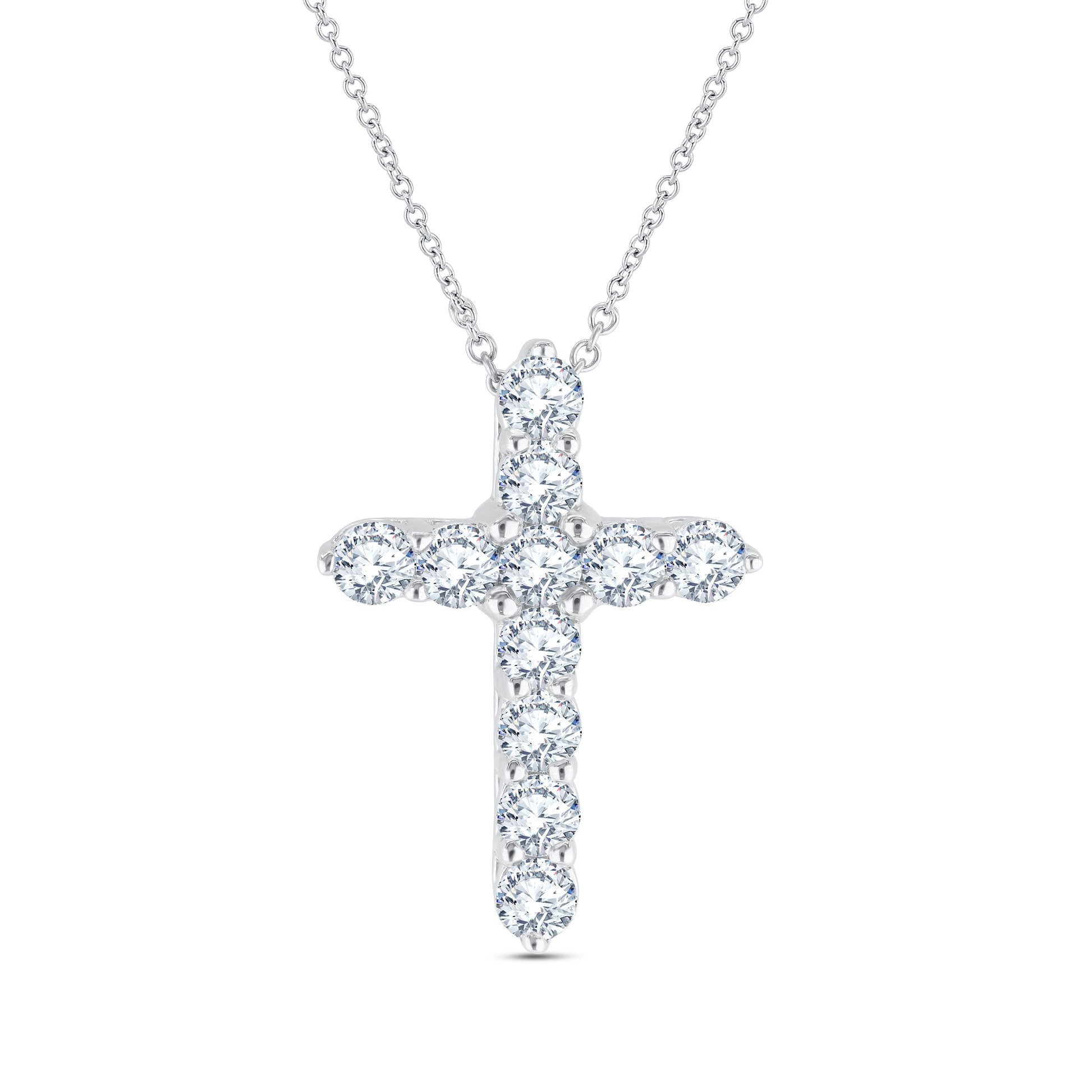 Lab Grown Diamond 1 Carat Cross Pendant (8206882111718) (10220870860993)