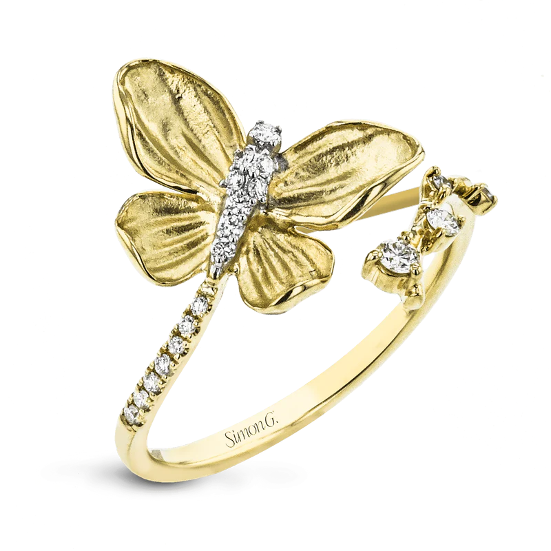 Monarch Butterfly Wrap Ring (10590983651521)