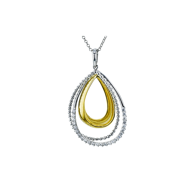 Layered Pear Shaped Pendant (10590984011969)