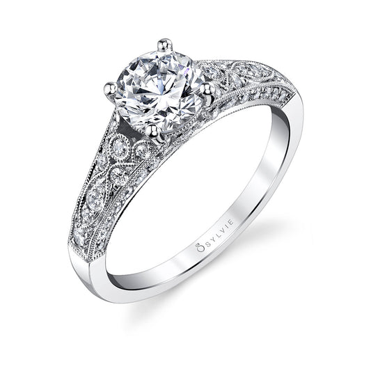 Modern Vintage Engagement Ring (10588532342977)