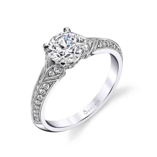 Modern Vintage Engagement Ring (10588532572353)