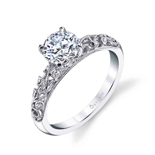 Modern Vintage Engagement Ring (10588532637889)