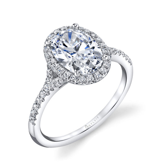 Halo Engagement Ring (10588532965569)