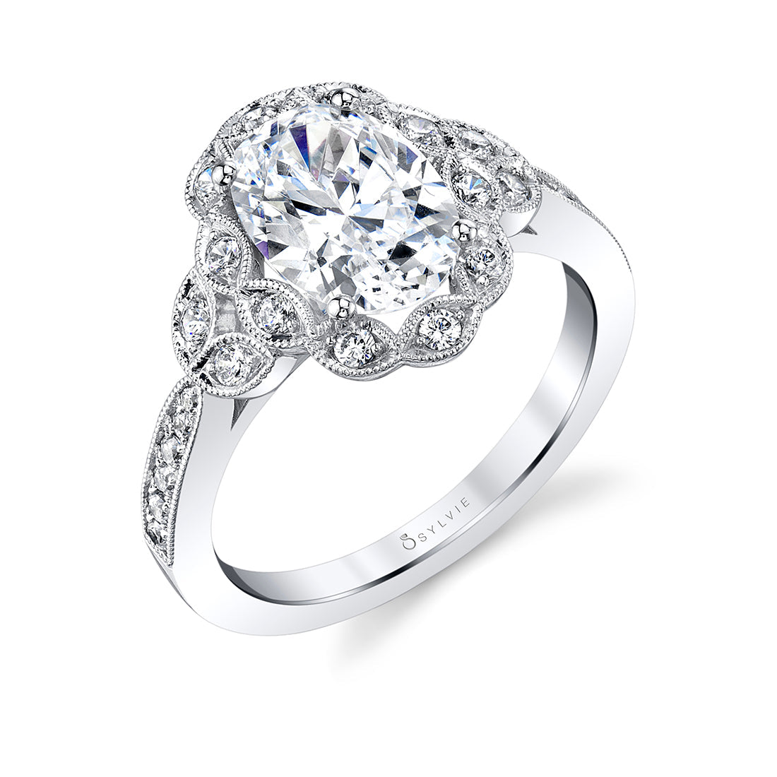 Floral Inspired Engagement Ring (10588533260481)