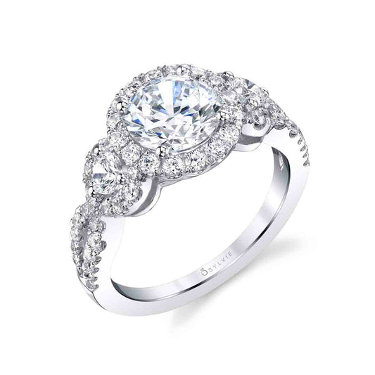 Three Stone Engagement Ring (10588533293249)