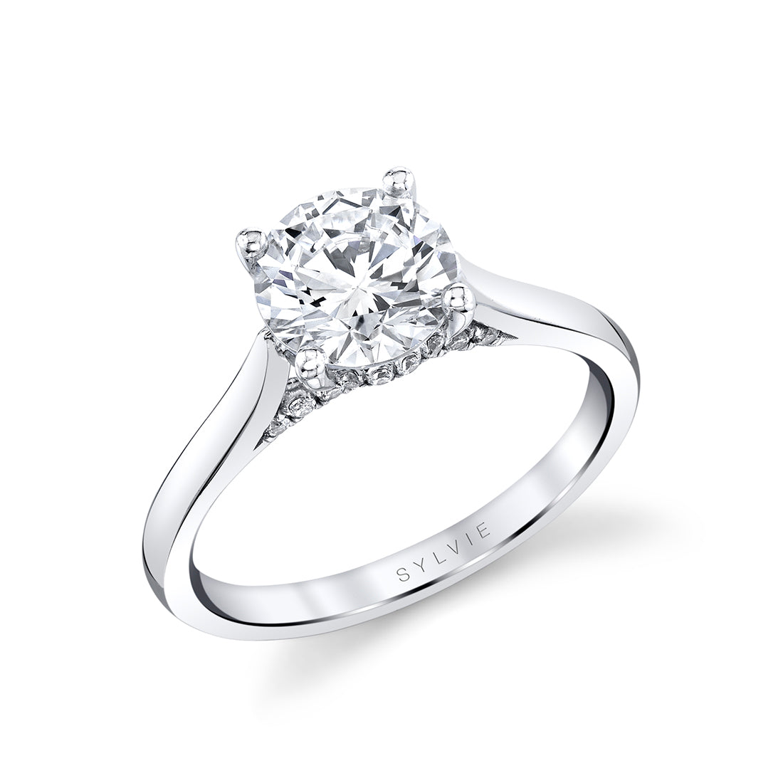 Hidden Halo Engagement Ring (10588533686465)