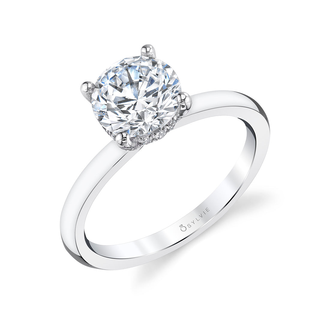 Sophisticated Solitaire Engagement Ring (10588533752001)