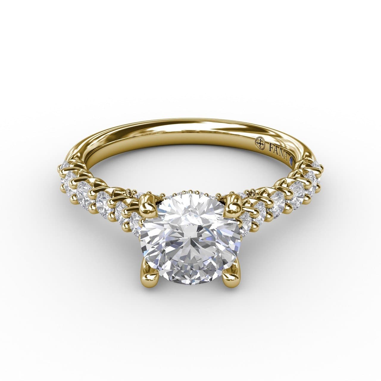 Contemporary Diamond Solitaire Engagement Ring With Hidden Halo (5552783949979) (10221014646977)