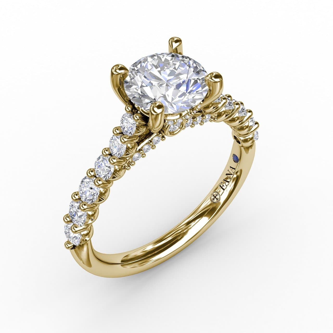 Contemporary Diamond Solitaire Engagement Ring With Hidden Halo (5552783949979) (10221014646977)