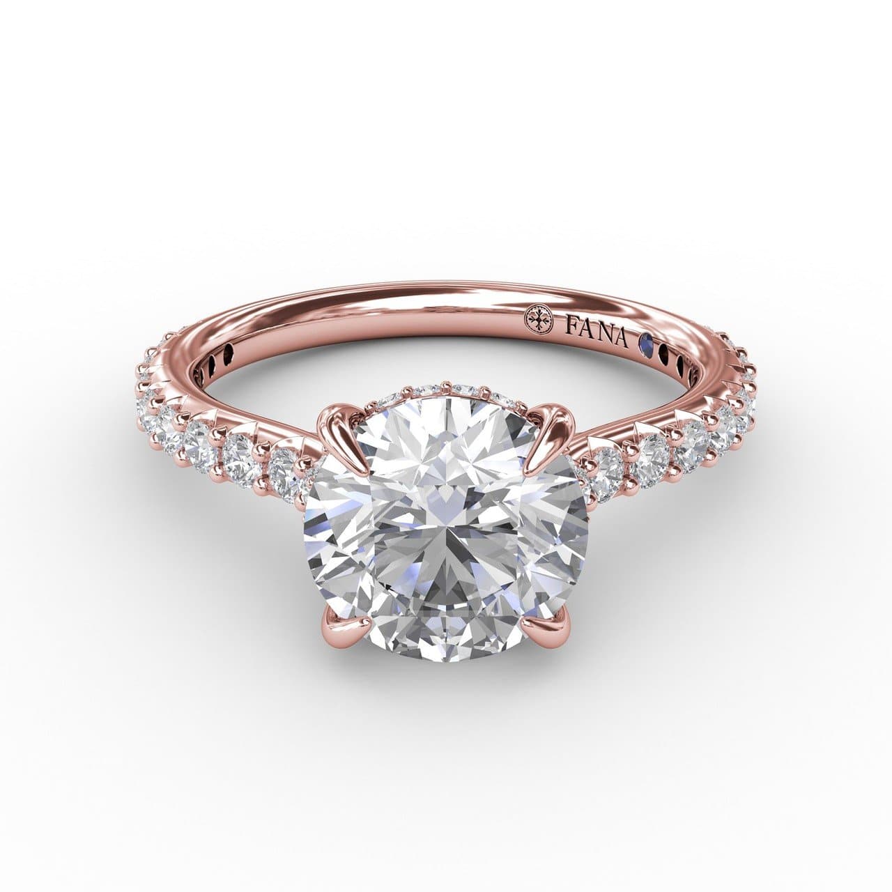 Classic Round Diamond Solitaire Engagement Ring With Hidden Pavé Halo (5552786997403) (10221012943041)