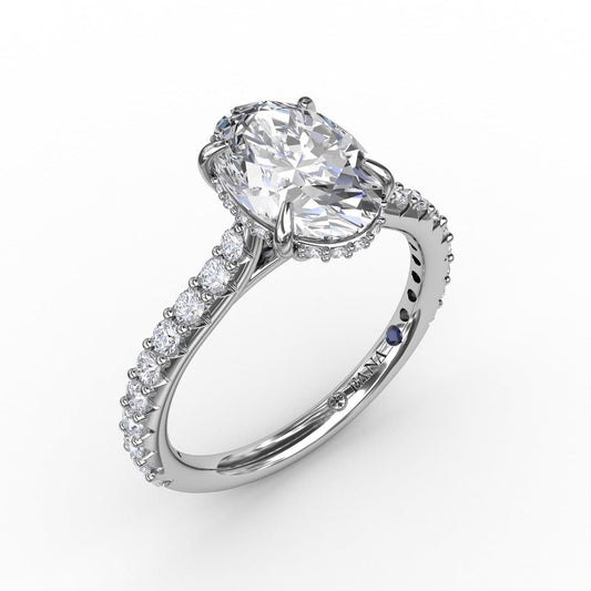 Classic Oval Diamond Solitaire Engagement Ring With Hidden Pavé Halo (5552774316187) (10221021724865)