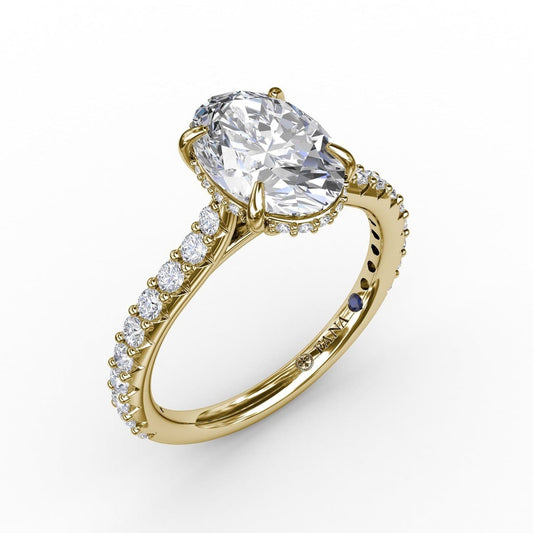 Classic Oval Diamond Solitaire Engagement Ring With Hidden Pavé Halo (5552784277659) (10221014450369)