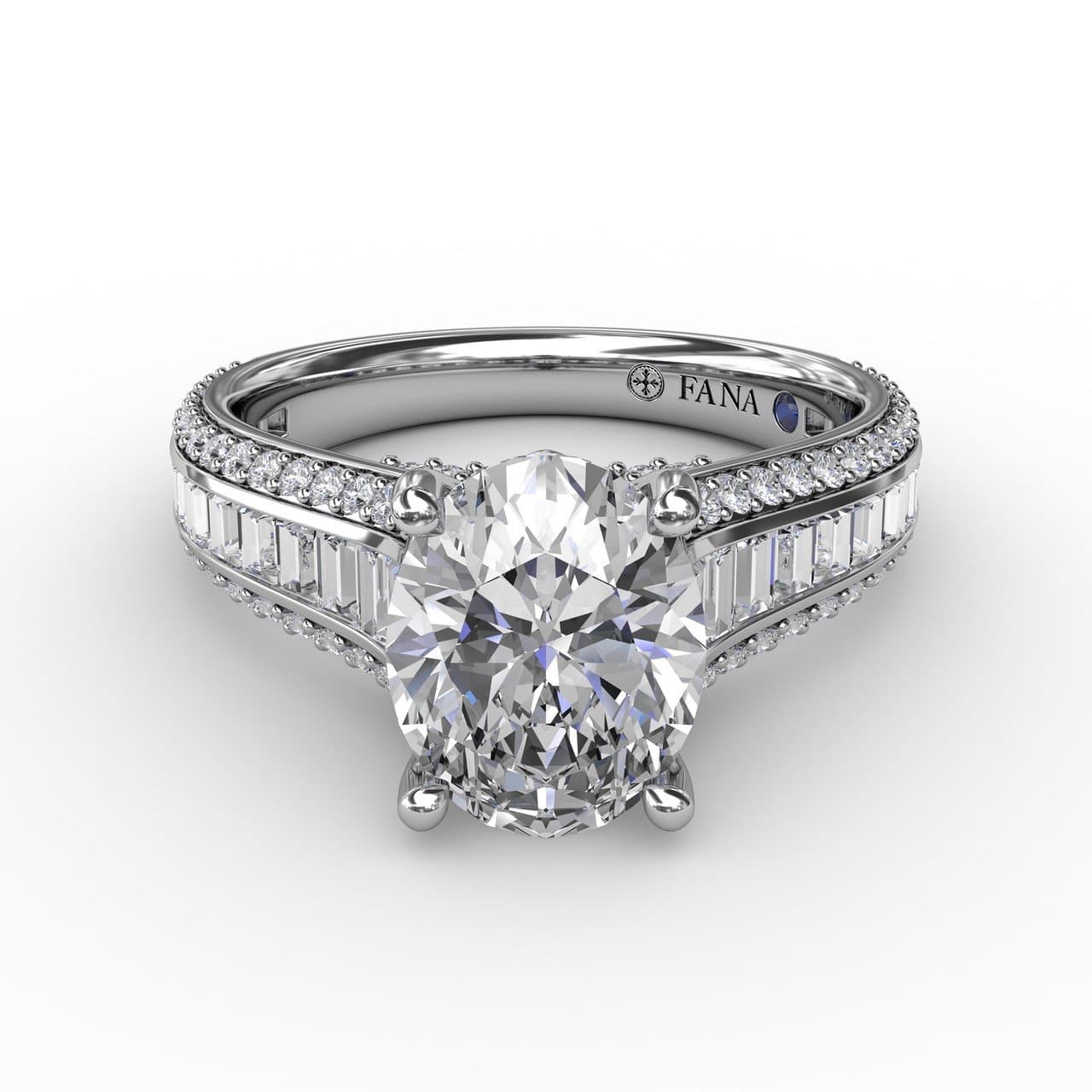 Oval Diamond Solitaire Engagement Ring With Baguettes and Pavé (5552776577179) (10221019529409)