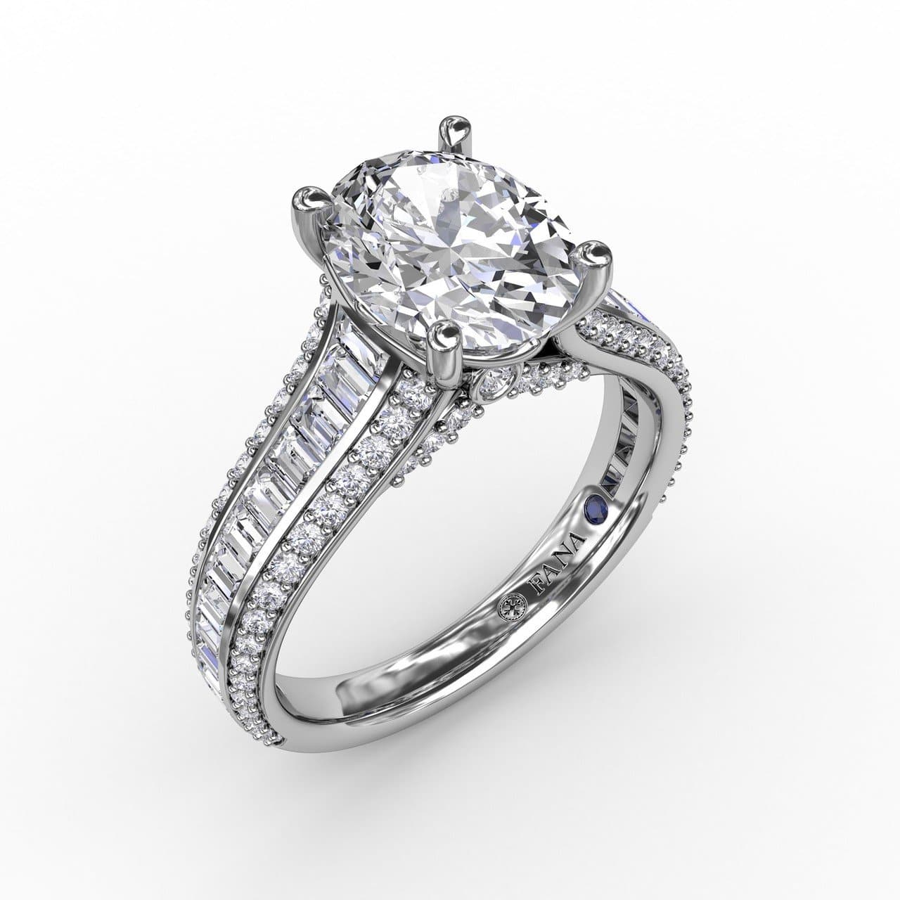 Oval Diamond Solitaire Engagement Ring With Baguettes and Pavé (5552776577179) (10221019529409)