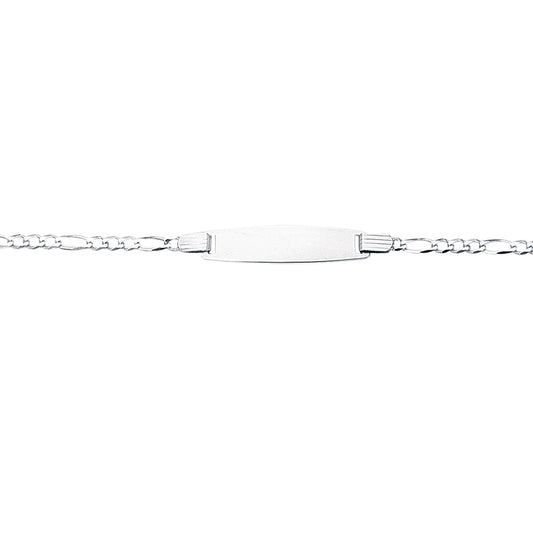 14K Gold Children's Figaro ID Bracelet (8210049532134) (10220863946945)