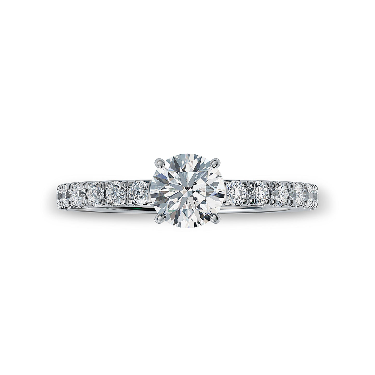 Lab Grown Diamond Engagamenet Ring (8055182754022) (10220934594753)