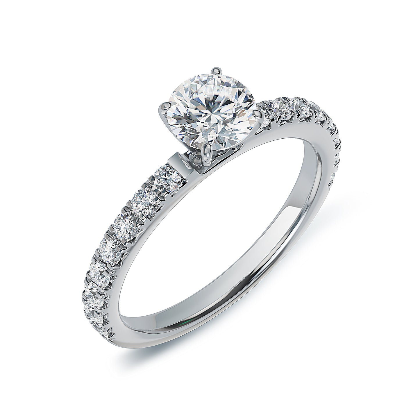 Lab Grown Diamond Engagamenet Ring (8055182754022) (10220934594753)