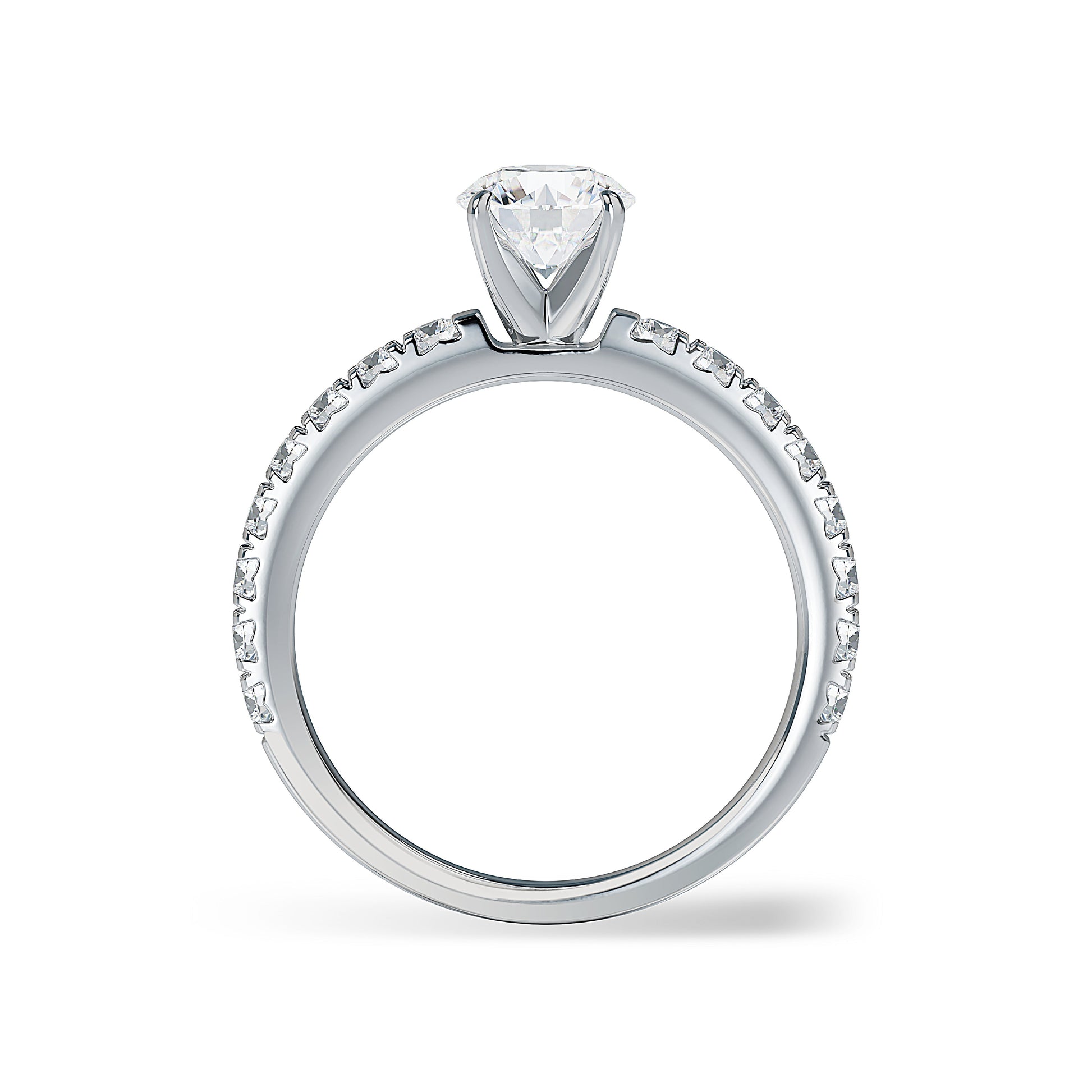 Lab Grown Diamond Engagamenet Ring (8055182754022) (10220934594753)