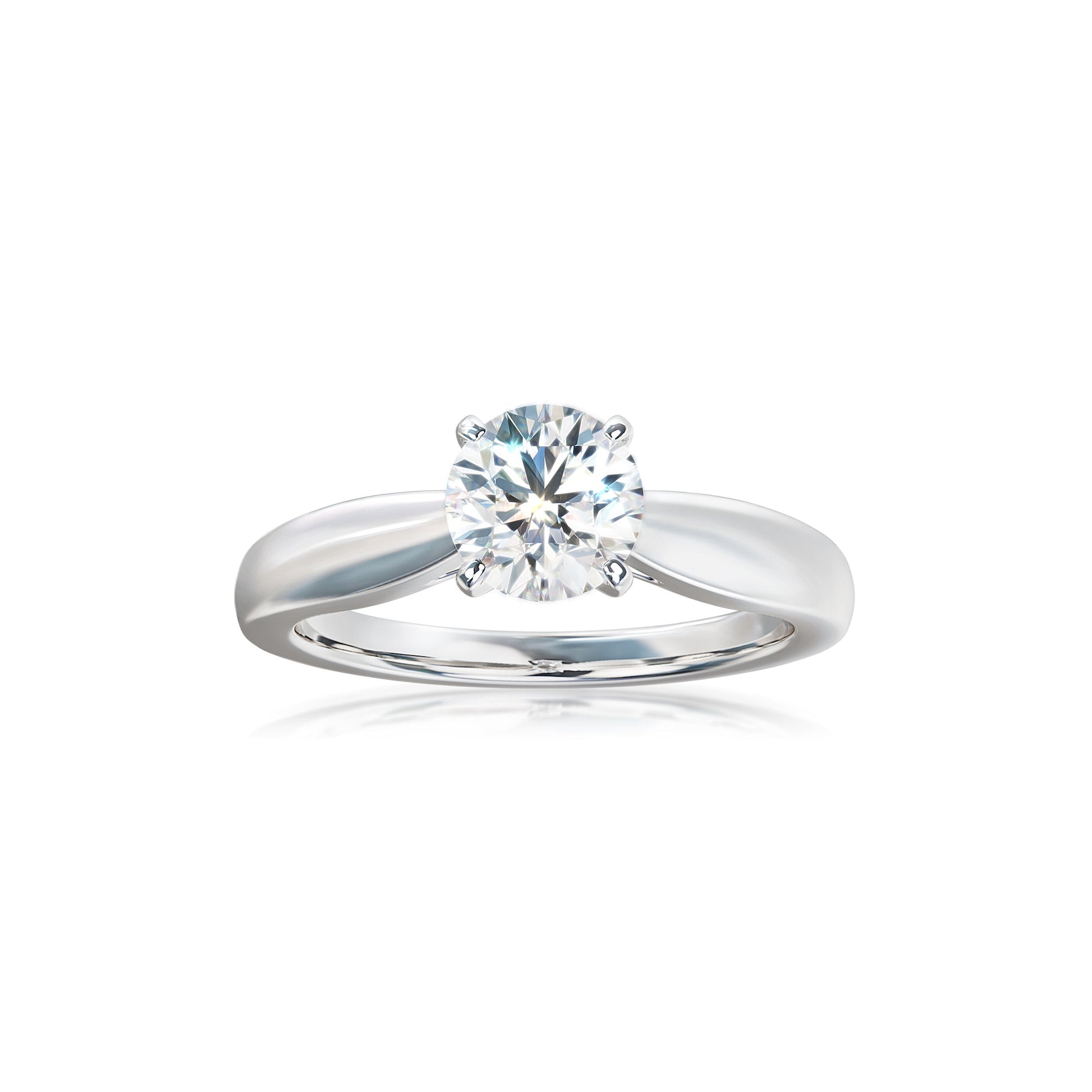 Lab Grown Diamond Solitaire Engagamenet Ring (8055183868134) (10220908347585)