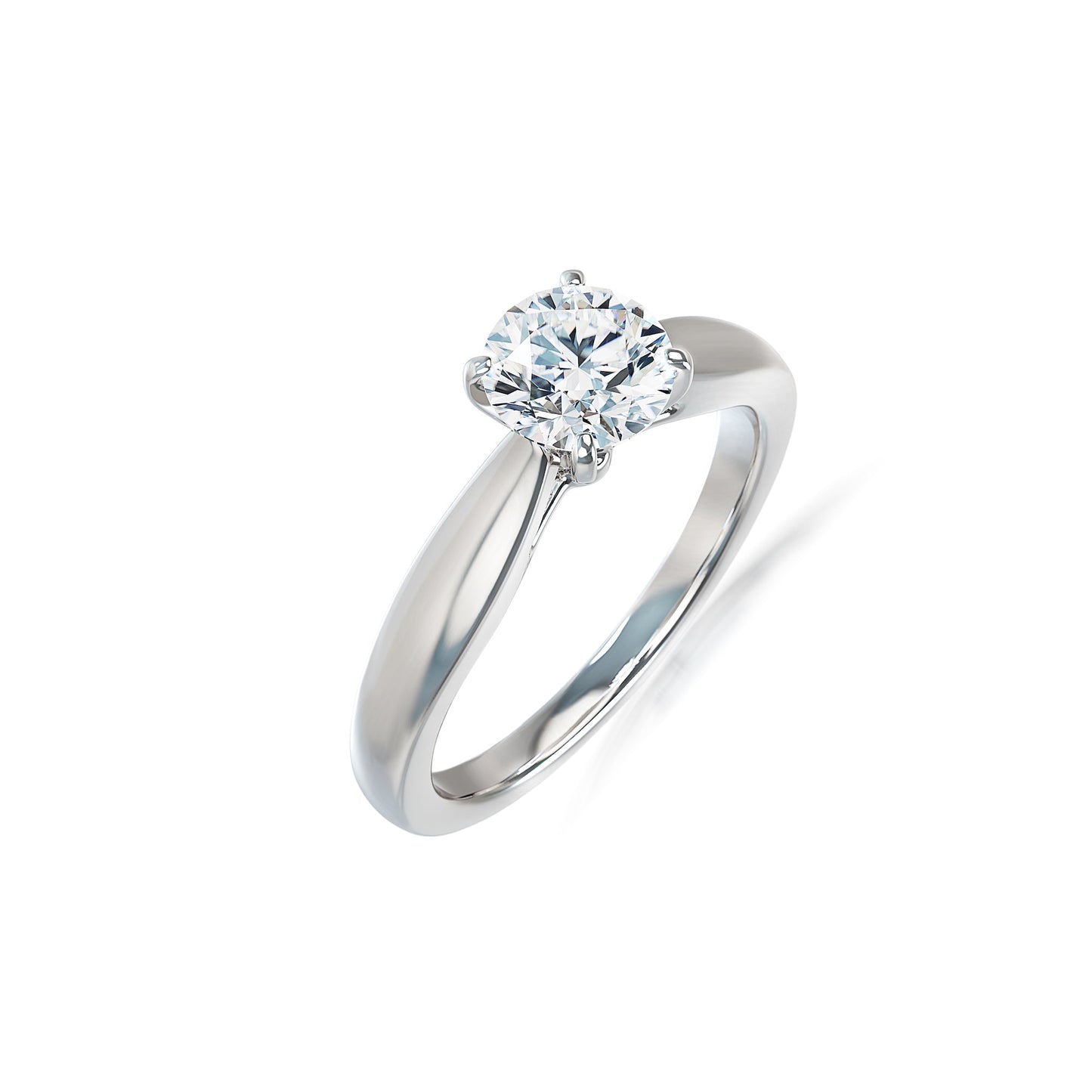 Lab Grown Diamond Solitaire Engagamenet Ring (8055183868134) (10220908347585)