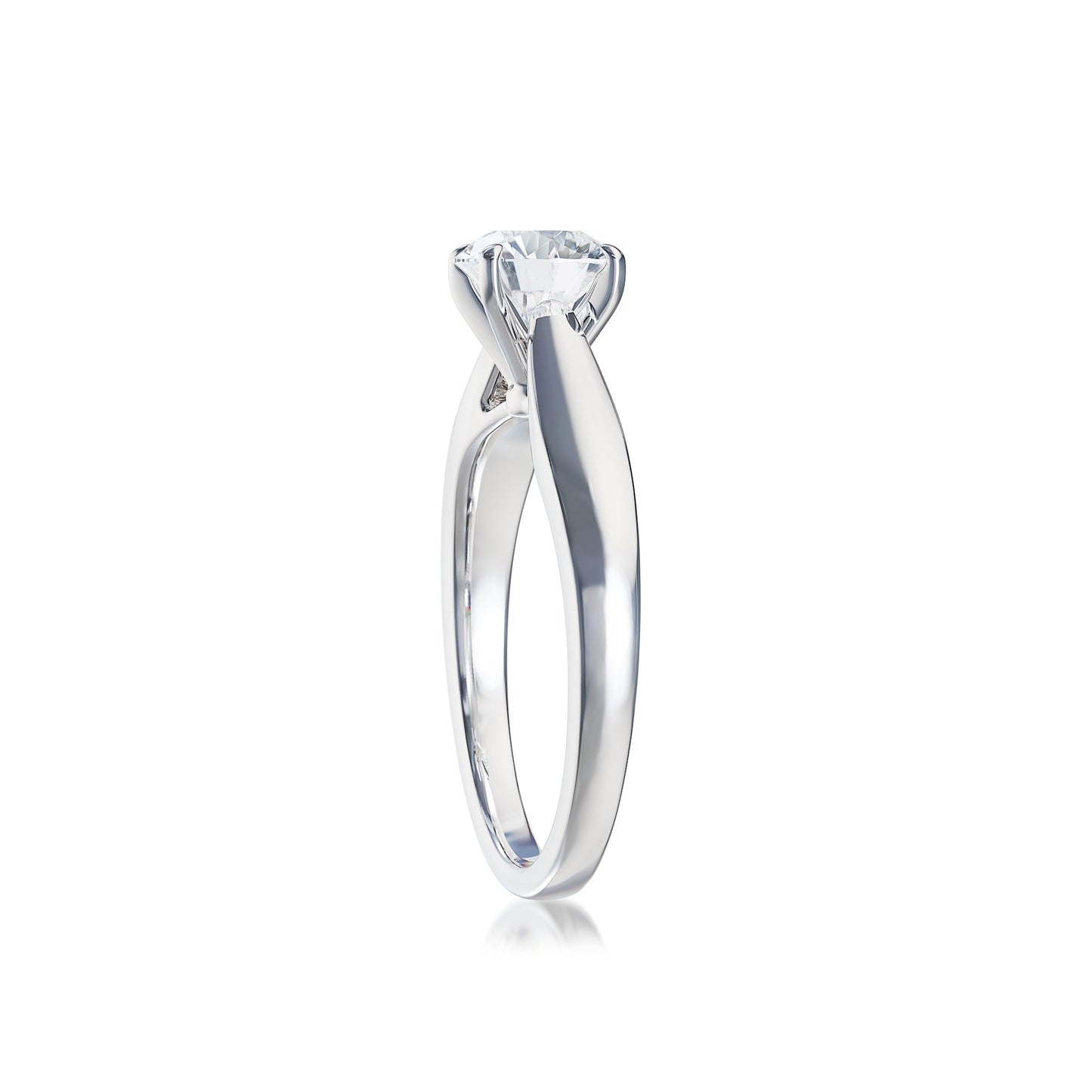 Lab Grown Diamond Solitaire Engagamenet Ring (8055183868134) (10220908347585)